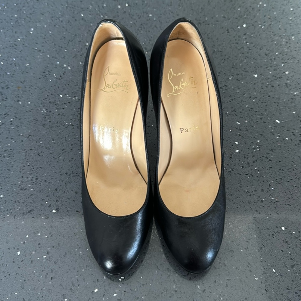 Black Christian Louboutin heels
